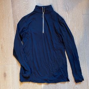 Tailored Sportsman Long-Sleeved Sun Shirt, Navy